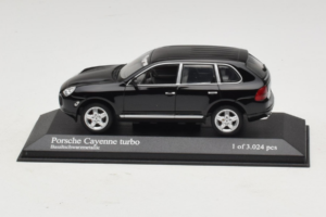 Porsche Cayenne 955 Turbo Black Metallic Minichamps 1:43 400061080 Метал