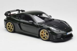 Porsche Cayman GT4 RS 982 Weissach Package Brewster Green Norev 1:18 187250 Метал — снимка 6 от 8