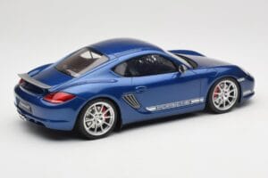 Porsche Cayman R 987.2 Aqua Blue Metallic GT Spirit 1:18 GT901 Смола — снимка 2 от 6