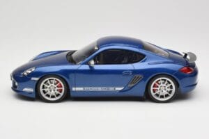 Porsche Cayman R 987.2 Aqua Blue Metallic GT Spirit 1:18 GT901 Смола — снимка 3 от 6