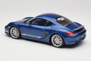 Porsche Cayman R 987.2 Aqua Blue Metallic GT Spirit 1:18 GT901 Смола — снимка 5 от 6