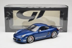 Porsche Cayman R 987.2 Aqua Blue Metallic GT Spirit 1:18 GT901 Смола — снимка 6 от 6