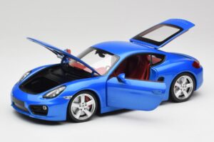 Porsche Cayman 981 S Aqua Синьо Металик Minichamps 1:18 110062221 Метал — снимка 2 от 8