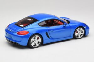 Porsche Cayman 981 S Aqua Синьо Металик Minichamps 1:18 110062221 Метал — снимка 3 от 8