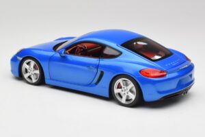 Porsche Cayman 981 S Aqua Синьо Металик Minichamps 1:18 110062221 Метал — снимка 7 от 8
