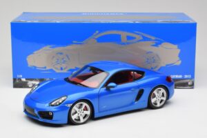 Porsche Cayman 981 S Aqua Синьо Металик Minichamps 1:18 110062221 Метал — снимка 8 от 8