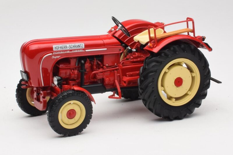 Porsche-Diesel Super Трактор Hofherr Schrantz Червен Minichamps 1:18 109183071 Метал