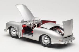 Porsche No. 1 Typ 356 Roadster Сребрист Maisto 1:18 50324 Метал — снимка 5 от 8