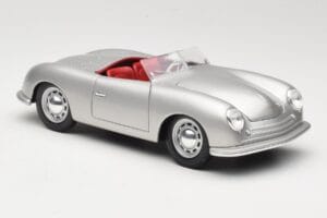Porsche No. 1 Typ 356 Roadster Сребрист Maisto 1:18 50324 Метал — снимка 6 от 8
