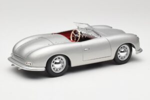 Porsche No. 1 356 Roadster Fish Сребрист Maisto 1:18 31853 Метал — снимка 3 от 8