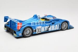 Porsche RS Spyder LMP2 #31 Team Essex C. Elgaard / J. Nielsen / K. Poulsen 24 Hours of Le Mans 2008 Norev 1:18 187519 Метал — снимка 2 от 6
