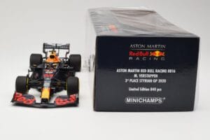 Red Bull Racing RB16 #33 M. Verstappen 3rd Place Styrian GP 2020 Minichamps 1:18 110200233 Метал — снимка 6 от 6