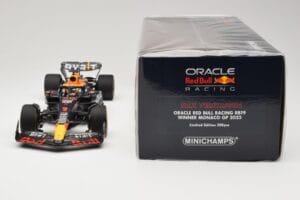 Red Bull Racing RB19 #1 M. Verstappen Winner Monaco GP 2023 Minichamps 1:18 110230701 Метал — снимка 6 от 6