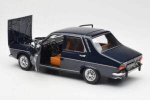 Renault 12 TS Тъмно Синьо Norev 1:18 185214 Метал — снимка 5 от 8