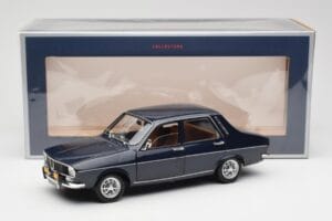 Renault 12 TS Тъмно Синьо Norev 1:18 185214 Метал — снимка 8 от 8