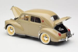 Renault 4CV Berline Gris Ardoise Solido 1:18 8059 Метал — снимка 5 от 8