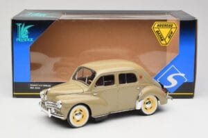 Renault 4CV Berline Gris Ardoise Solido 1:18 8059 Метал — снимка 8 от 8