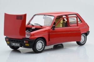 Renault 5 Alpine Turbo Червен Norev 1:18 185243 Метал — снимка 2 от 8