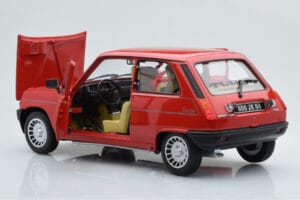 Renault 5 Alpine Turbo Червен Norev 1:18 185243 Метал — снимка 3 от 8