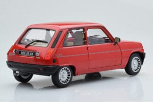 Renault 5 Alpine Turbo Червен Norev 1:18 185243 Метал — снимка 4 от 8