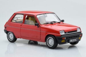 Renault 5 Alpine Turbo Червен Norev 1:18 185243 Метал — снимка 6 от 8