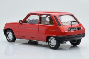 Renault 5 Alpine Turbo Червен Norev 1:18 185243 Метал — снимка 7 от 8