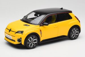 Renault 5 E-Tech Pop Жълто & Черно Norev 1:18 185500 Метал