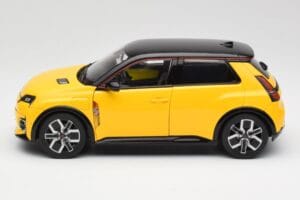 Renault 5 E-Tech Pop Жълто & Черно Norev 1:18 185500 Метал — снимка 6 от 8