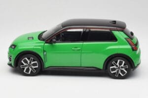 Renault 5 E-Tech Electric Pop Зелен & Черен Norev 1:18 185502 Метал — снимка 4 от 8
