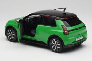 Renault 5 E-Tech Electric Pop Зелен & Черен Norev 1:18 185502 Метал — снимка 5 от 8