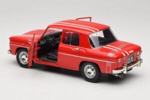 Renault 8 Gordini Червен Solido 1:18 9018-M1 Метал — снимка 5 от 8