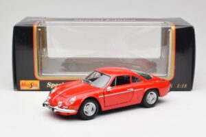 Alpine A110 1600S Червен Maisto 1:18 50322 Метал — снимка 8 от 8