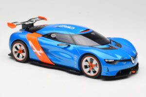 Alpine A110-50 Синьо & Оранжев Norev 1:18 185147 Метал — снимка 4 от 6