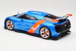Alpine A110-50 Синьо & Оранжев Norev 1:18 185147 Метал — снимка 5 от 6