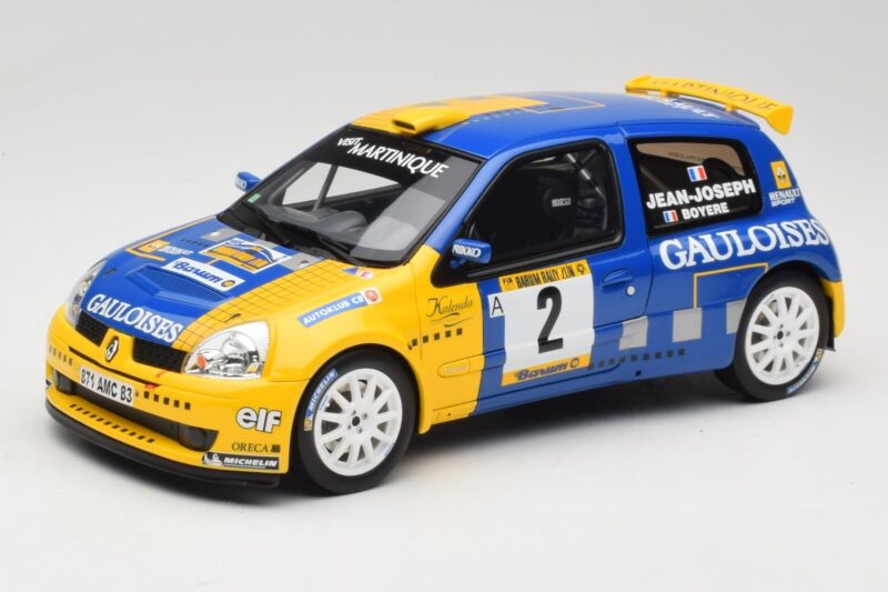 Renault Clio II S1600 #2 S. Joseph Jean / J. Boyere Barum Rally 2004 Otto 1:18 OT1152 Смола