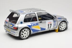 Renault Clio Maxi #17 J. Ragnotti / G. Thimonier Tour de Corse 1995 Otto 1:12 G090 Смола — снимка 2 от 6