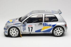 Renault Clio Maxi #17 J. Ragnotti / G. Thimonier Tour de Corse 1995 Otto 1:12 G090 Смола — снимка 3 от 6