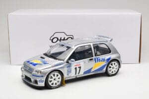 Renault Clio Maxi #17 J. Ragnotti / G. Thimonier Tour de Corse 1995 Otto 1:12 G090 Смола — снимка 6 от 6