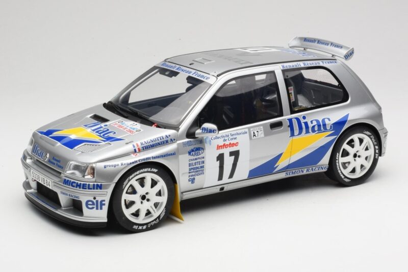 Renault Clio Maxi #17 J. Ragnotti / G. Thimonier Tour de Corse 1995 Otto 1:12 G090 Смола