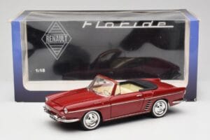 Renault Floride Кабриолет Червен Norev 1:18 185175 Метал — снимка 8 от 8
