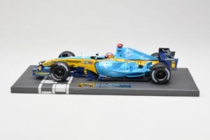 Renault R25 #5 F. Alonso 2nd Place British GP 2005 Minichamps 1:18 117051105 Метал