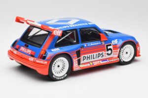 Renault R5 Maxi Turbo #5 Philips J-L. Busquet Superproduction 1987 Otto 1:18 OT1094 Смола — снимка 2 от 6