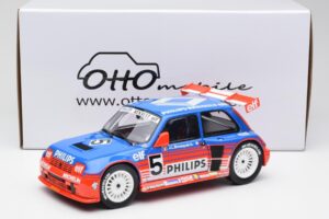 Renault R5 Maxi Turbo #5 Philips J-L. Busquet Superproduction 1987 Otto 1:18 OT1094 Смола — снимка 6 от 6