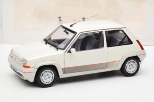Renault Super 5 GT Turbo Phase 1 Перлено Бяло Norev 1:18 185200 Метал — снимка 8 от 8