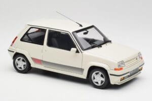Renault Super 5 GT Turbo Phase 2 Перлено Бяло Norev 1:18 185206 Метал — снимка 6 от 8
