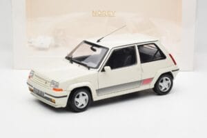 Renault Super 5 GT Turbo Phase 2 Перлено Бяло Norev 1:18 185206 Метал — снимка 8 от 8