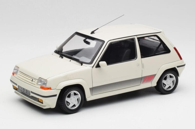 Renault Super 5 GT Turbo Phase 2 Перлено Бяло Norev 1:18 185206 Метал
