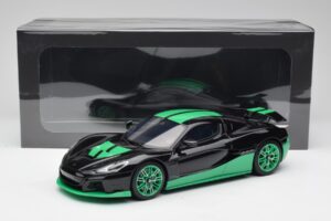 Rimac Nevera Record Monochrome Черен GT Spirit 1:18 GT916 Смола — снимка 6 от 6
