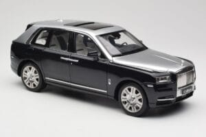 Rolls-Royce Cullinan Черен & Сребърен OEM 1:18 ROLLS001 Метал — снимка 6 от 8