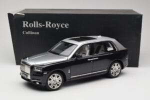 Rolls-Royce Cullinan Черен & Сребърен OEM 1:18 ROLLS001 Метал — снимка 8 от 8